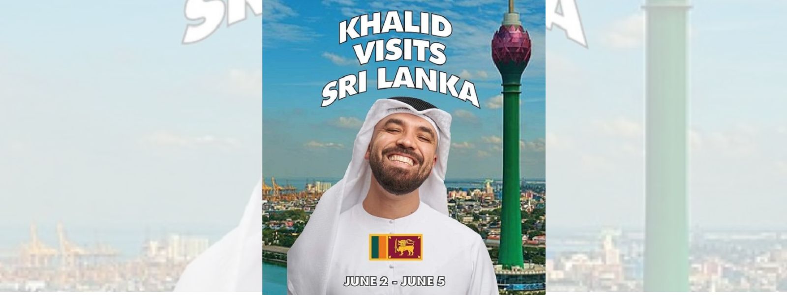 Khalid Al Ameri in Sri Lanka